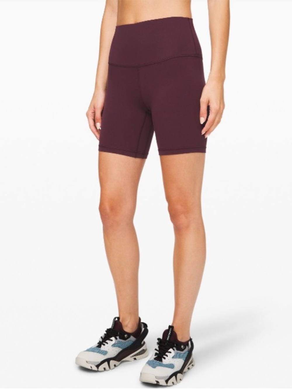 lululemon athletica align High-Rise Bike Shorts in Plum Cassis 14